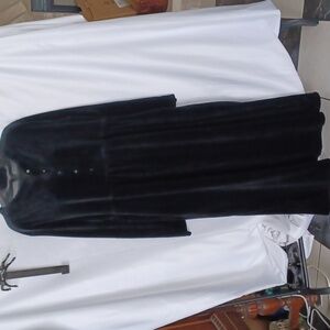 c & b  Sport Vintage Black Velvet Maxi Dress